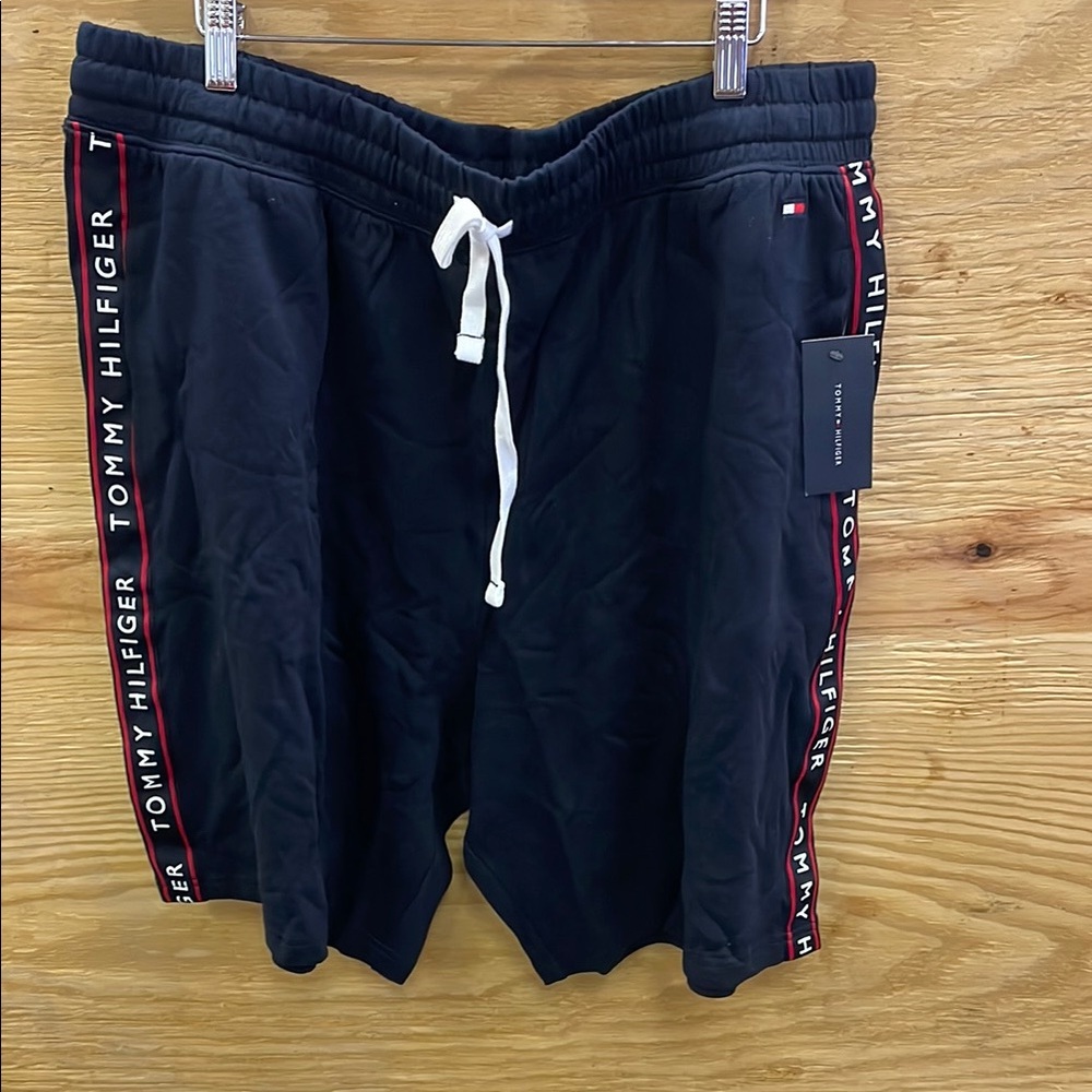 Tommy Hilfiger Navy Shorts with Logo Accents